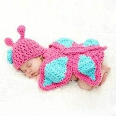 Lovely Butterfly Knit Crochet Photo Prop Only $4.05 With FREE Shipping!