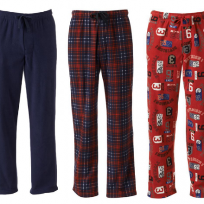 Men’s Microfleece Lounge Pants Just $8.50!