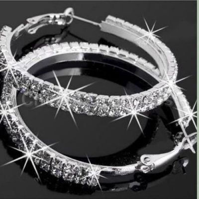 Gorgeous CZ Women’s Hoop Earrings Only $3.16 + FREE Shipping!