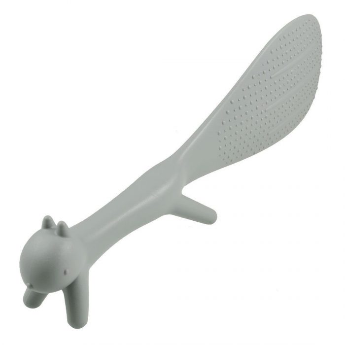 Plastic Squirrel Shaped Non Stick Rice Paddle Spoon Gray Only $1.73 With FREE Shipping!