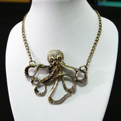 Vintage Nautical Style Octopus Necklace Just $2.39 Shipped!