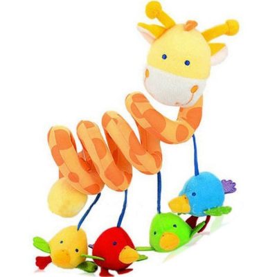 Giraffe Baby Crib Activity Spiral Stroller Toy Only $7.39 With FREE Shipping!