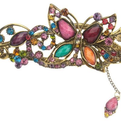 Vintage Crystal Butterfly Hair Clip Only $2.99 With FREE Shipping!