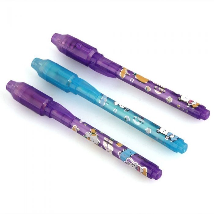 3 Invisible Ink Spy Pens with Built in UV Light Only $2.32 With FREE Shipping!