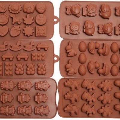6 Pcs Set Kids Toys, Robots, Animals, And More Silicone Molds Only $11.95 (Reg. $29.99)!