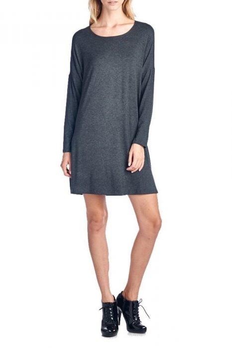 Basic Round Neck Long Sleeves Dress Only $19.95! Down From $40!