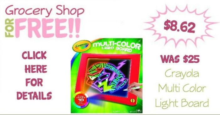 Crayola Multi Color Light Board Only $8.62 (Reg $25)