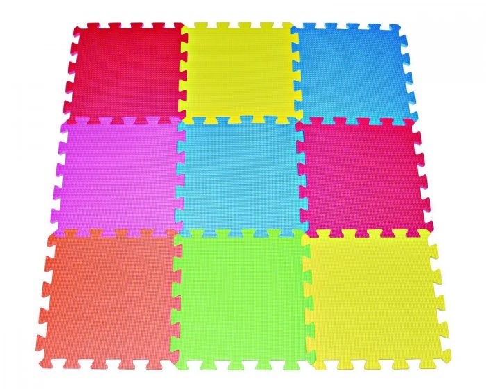 9 Tile Multi Color Kids Safety Play Floor Just $11.68! (Reg. $40)