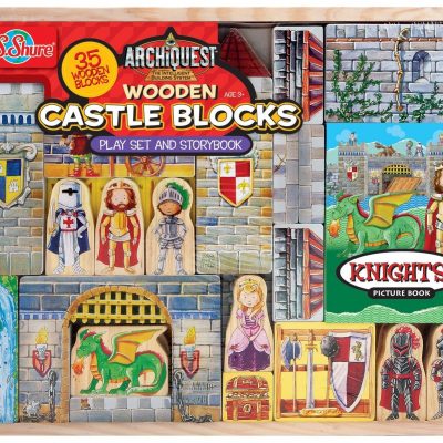T.S. Shure Archiquest Wooden Castle Blocks Playset and Storybook Building Kit Only $15.07 (Reg. $39.99)!