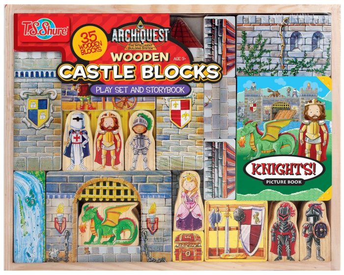 T.S. Shure Archiquest Wooden Castle Blocks Playset and Storybook Building Kit Only $15.07 (Reg. $39.99)!