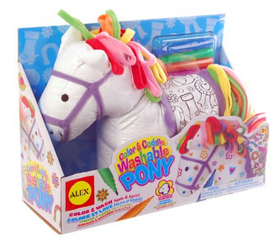 ALEX Toys Craft Color & Cuddle Pony Soft Toy Just $11 Down From $18.50!