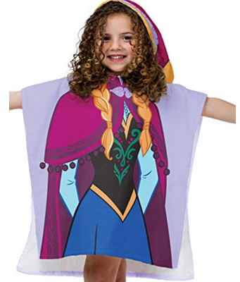 Disney Frozen Anna Hooded Poncho Bath Towel Just $10.57 Down From $20!