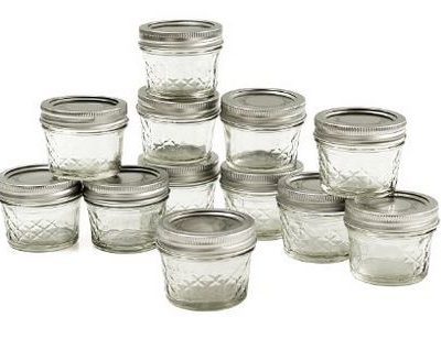 Ball Jar Crystal Jelly Jars with Lids and Bands, Quilted, 4-Ounce, Set of 12 Just $7.99!