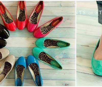 Women’s Ballet Flats In Spring Colors Only $12.95 Per Pair!