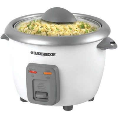Black & Decker 3-Cup Dry/6-Cup Cooked Rice Cooker Just $13.88! (reg. $24.99)