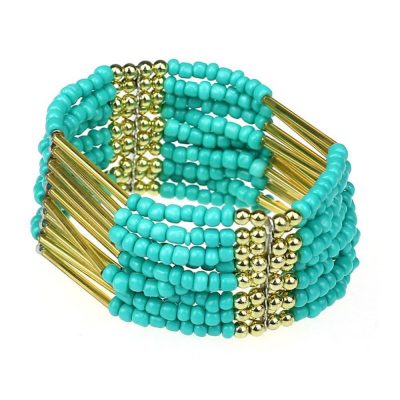 Bohemian Beaded Bangle Bracelet Only $2.68 Shipped!