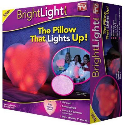 Bright Light Pillow As Seen On TV – Pink Beating Heart $6.79 + FREE Shipping with Prime!