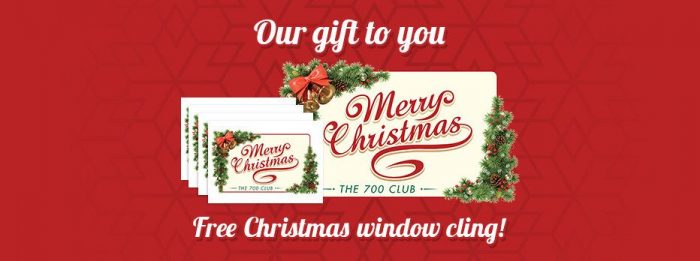 FREE Christmas Window Cling!