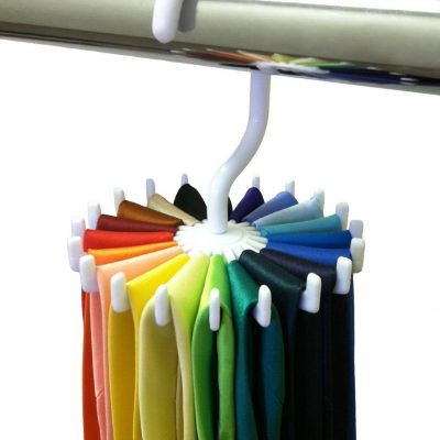 Twirling Tie Rack $1.63 + FREE Shipping! (Great for Belts and Scarves, too!)