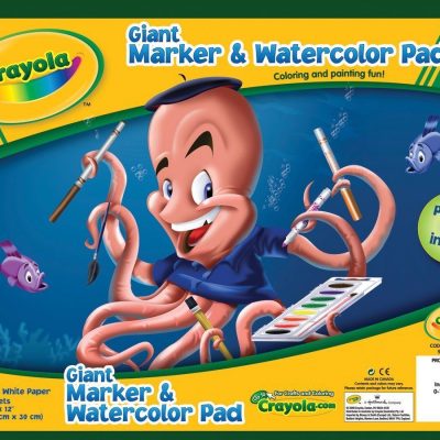 Crayola Giant Marker and Watercolor Pad Just $3.59!