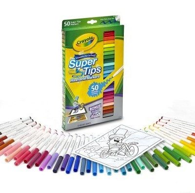 Crayola 50ct Washable Super Tips Just $3.08! (reg. $6.10)