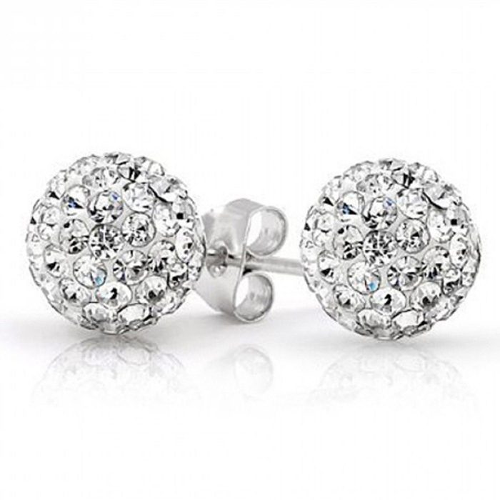 2 Ct Swarovski Crystal Ball Studs ONLY $4.99 + FREE Shipping (was $75)!