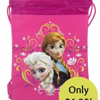 Disney Frozen Elsa Drawstring Bag Just $6.25 + FREE Shipping!