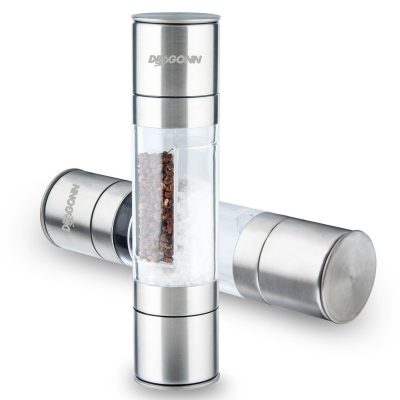 DRAGONN 2-in-1 Salt and Pepper Adjustable Grinder Set Only $10.99!  Down From $24.99!