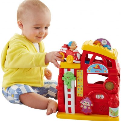 Fisher-Price Laugh & Learn Monkey’s Smart Stages Firehouse Just $12.53!