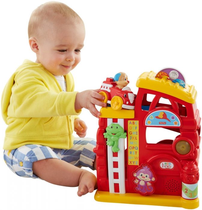 Fisher-Price Laugh & Learn Monkey's Smart Stages Firehouse Just $12.53!