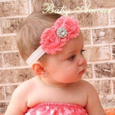 Adorable Feather Crystal Baby Headband Only $2.40 SHIPPED!