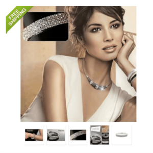 Swarovski Elements Triple-Tiered Austrian Crystal Bracelet Only $6.99 + FREE Shipping!