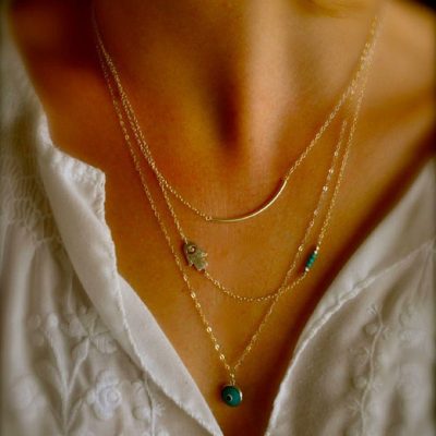 Gold Multilayer Necklace $2.99 + FREE Shipping!