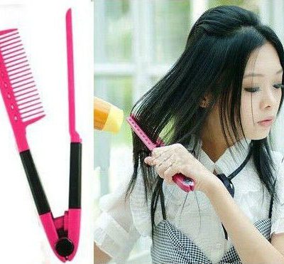 Hair Straightener and Comb Only $2.59 + FREE Shipping!