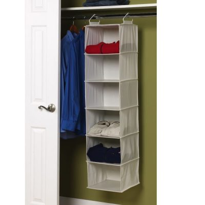 Household Essentials 6-Shelf Hanging Closet Organizer $9.99! (reg. $21.99)