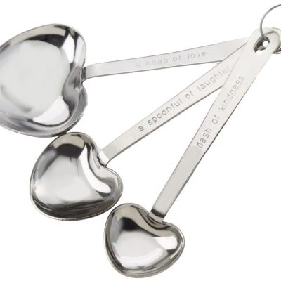 Kate Aspen Heart-Shaped Measuring Spoons Only $2.99!