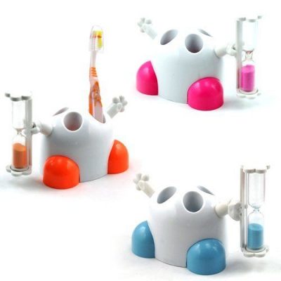 Kid Toothbrush Holder with Hourglass Timer Only $3.22 + FREE Shipping!