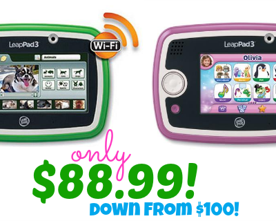 LeapFrog LeapPad3 Learning Tablets $88.99 + FREE Shipping + FREE Store Pickup (Reg. $100)!