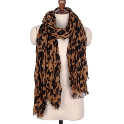 Designer Inspired Leopard Animal Print Scarf Just $2.55 + FREE Shipping!