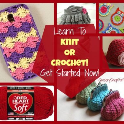 Learn To Knit Or Crochet!  Get Started Now!