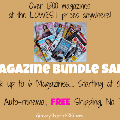 DiscountMags.com Magazine Bundle Sale Starting at $20!