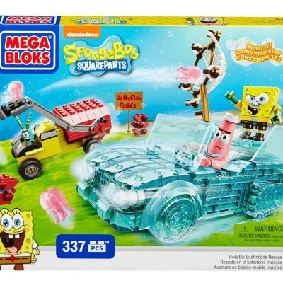 Mega Bloks SpongeBob Invisible Boatmobile Rescue Just $10.20! (reg. $19.99)