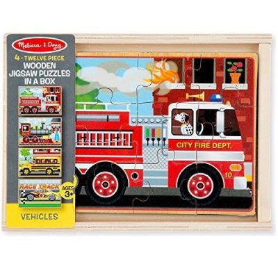 Melissa & Doug Wooden Jigsaw Puzzles in a Box Just $8.39!