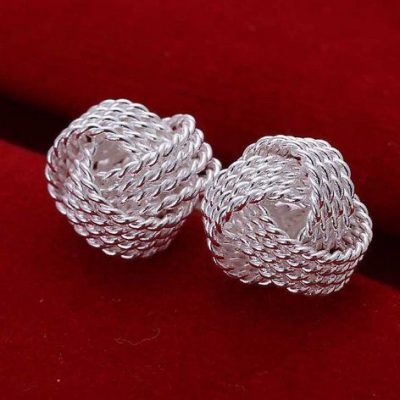 Five Pairs of Mesh Silver Earrings Only $3.48 + FREE Shipping!