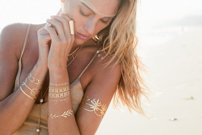 36 Metallic Jewelry Body Art Temp Tattoos ONLY $4.99 + FREE Shipping (WAS $30)!