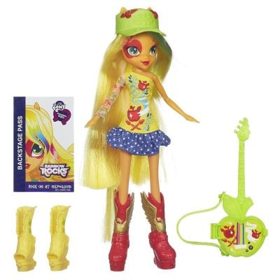 My Little Pony Equestria Girls Applejack Doll with Guitar