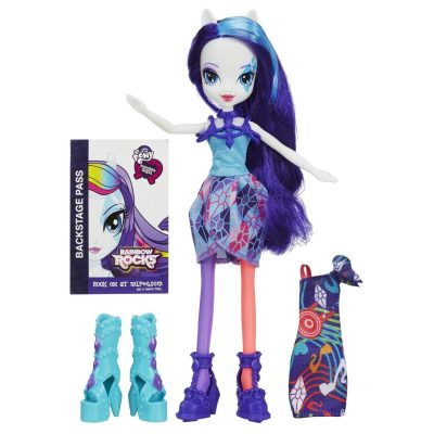 My Little Pony Equestria Girls Rainbow Rocks Rarity Doll with Fashions $5.72 + FREE Shipping with Prime!