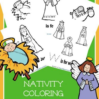 FREE Nativity Coloring Pages!