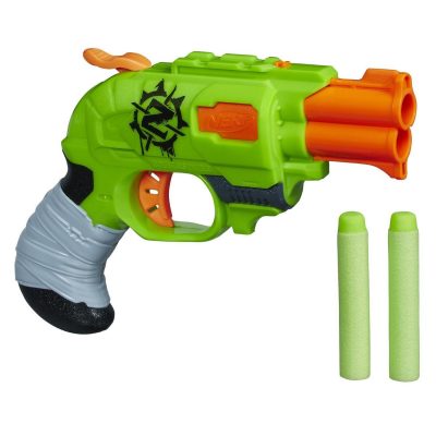 Nerf Zombie Strike Doublestrike Blaster $6.78 + FREE Shipping with Prime!