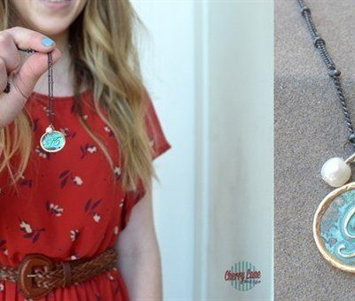 Patina Initial Necklace Only $4.95!